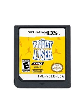 Nintendo DS Game Cartridge - Yellow Label "The Biggest Loser" video game